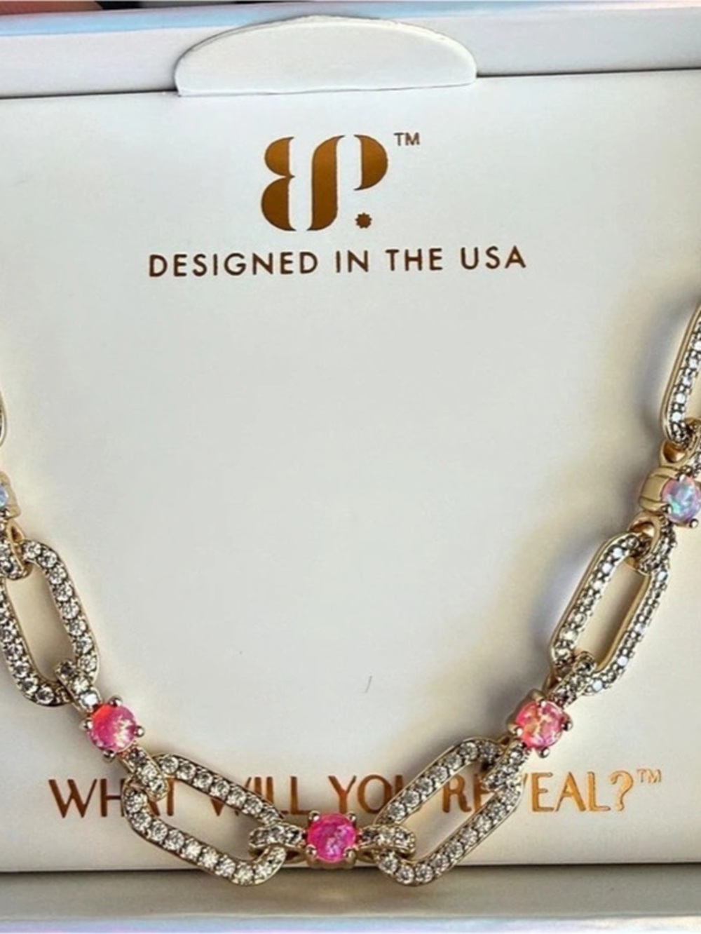 BP october birthday necklace
